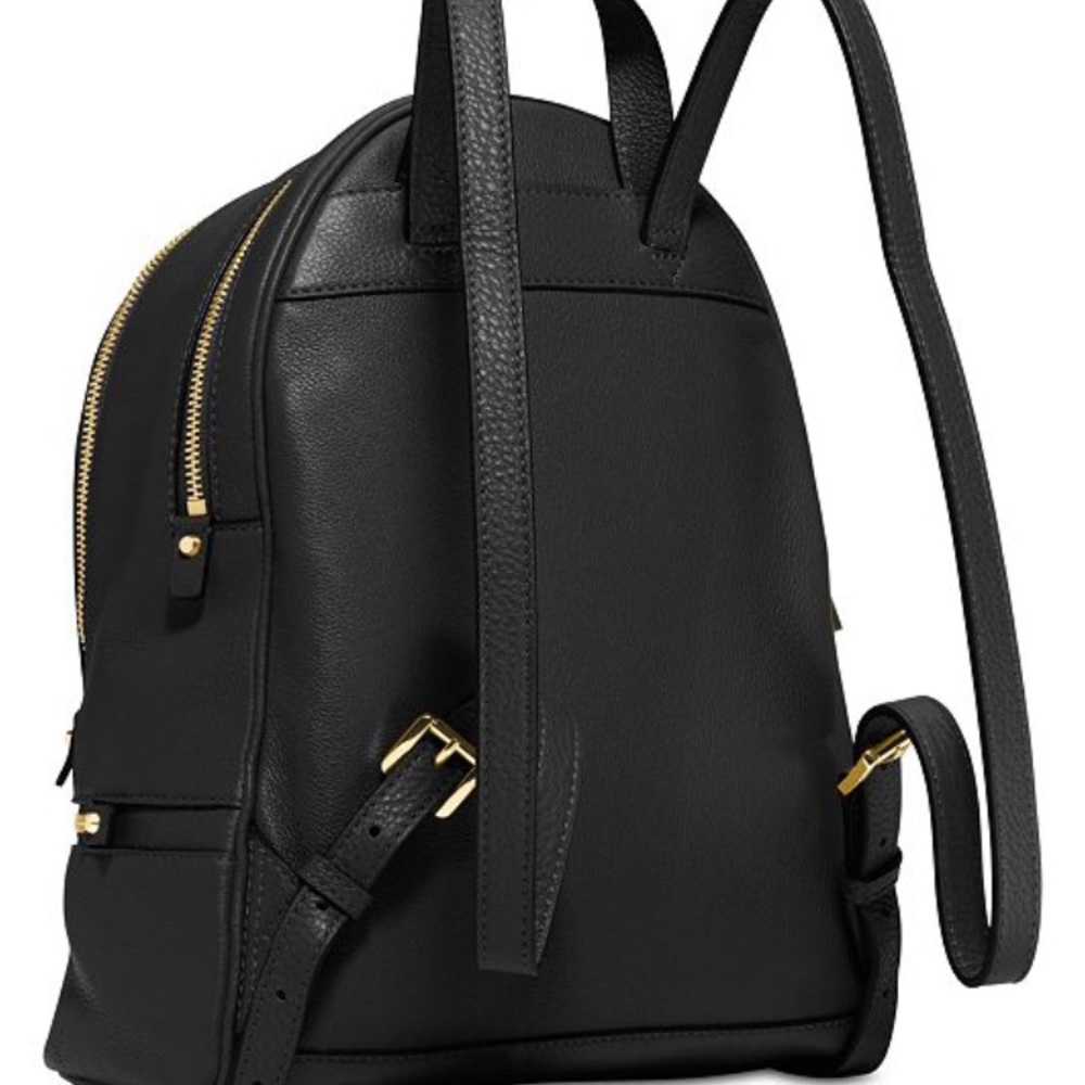 Black and Gold Michael Kors Backpack - Picture 3 of 8